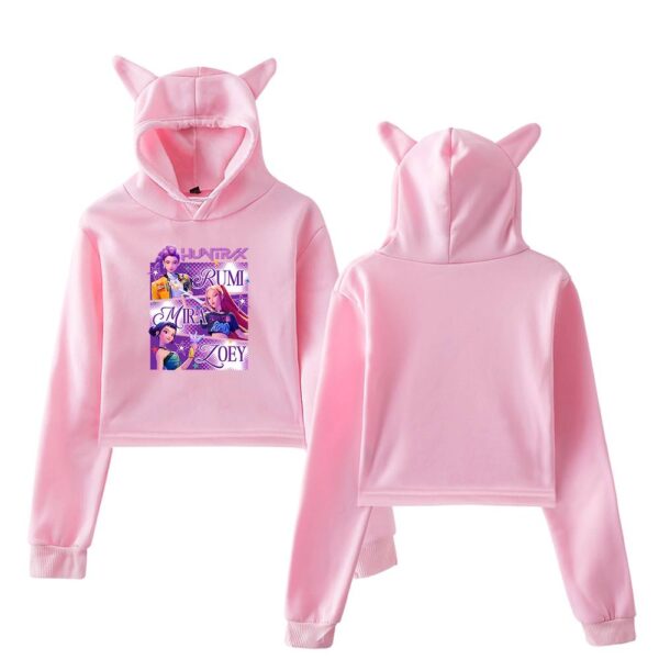 Demon Hunters Cropped Hoodie #10 - Image 5