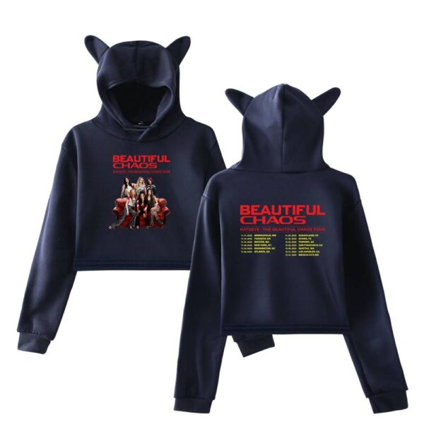 Katseye Cropped Hoodie #4 - Image 4