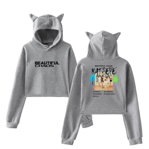 Katseye Cropped Hoodie #3 - Image 4