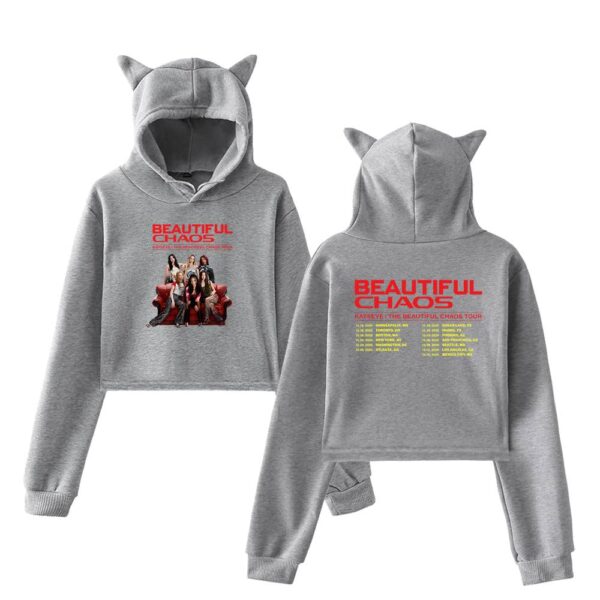 Katseye Cropped Hoodie #4