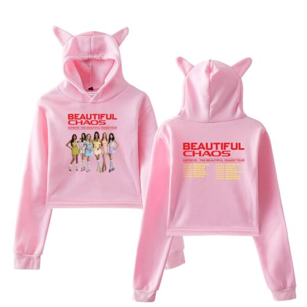 Katseye Cropped Hoodie #2 - Image 5