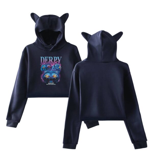 Demon Hunters Cropped Hoodie #8 - Image 4