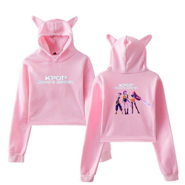 Demon Hunters Cropped Hoodie #12 - Image 5