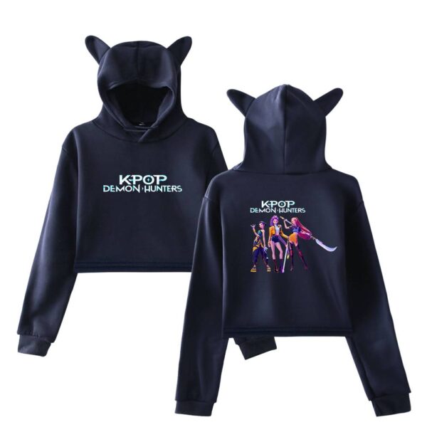 Demon Hunters Cropped Hoodie #12 - Image 4