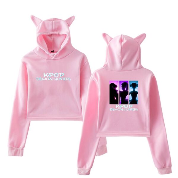 Demon Hunters Cropped Hoodie #9 - Image 5