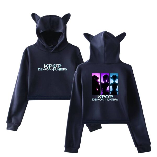 Demon Hunters Cropped Hoodie #9 - Image 3