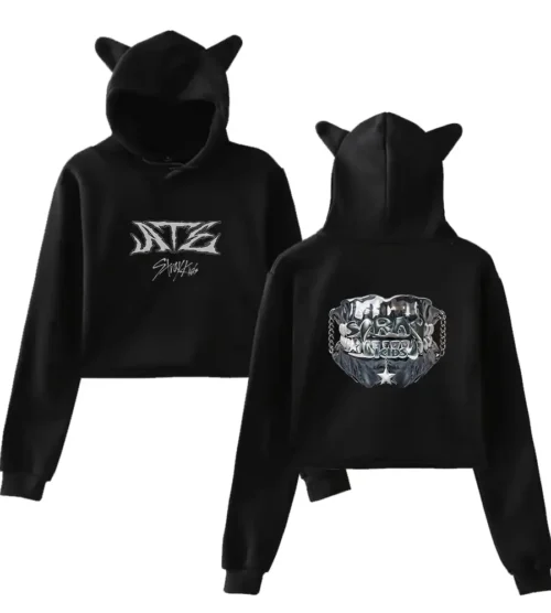 Stray Kids Ate Cropped Hoodie #1