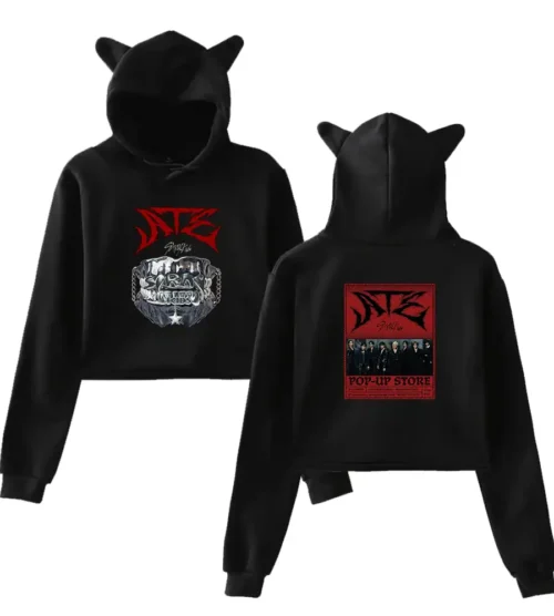Stray Kids Ate Cropped Hoodie #3