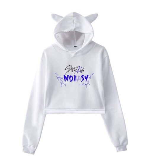 Stray Kids No Easy Cropped Hoodie #4