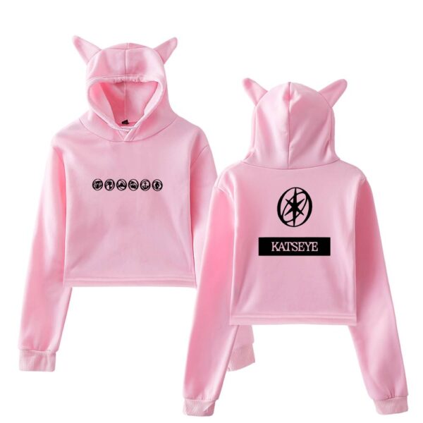 Katseye Cropped Hoodie #12 - Image 5