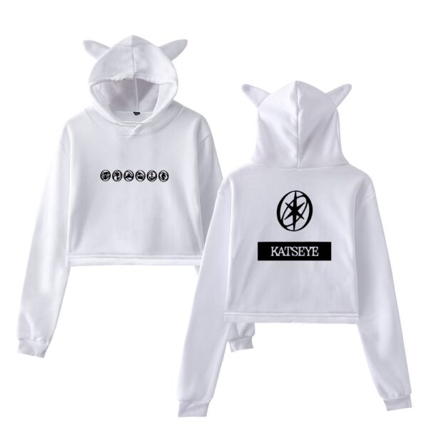 Katseye Cropped Hoodie #12 - Image 3