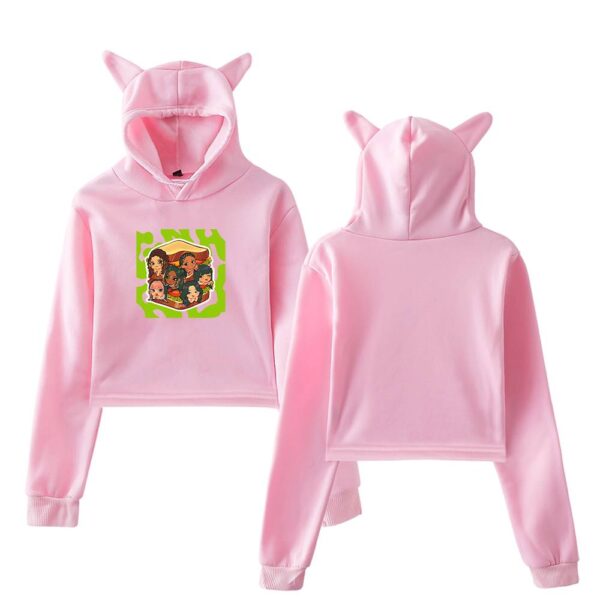 Katseye Cropped Hoodie #10 - Image 5