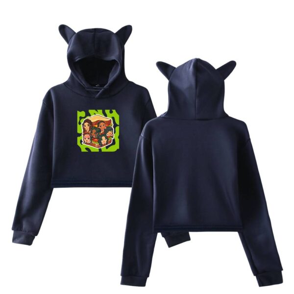 Katseye Cropped Hoodie #10 - Image 3