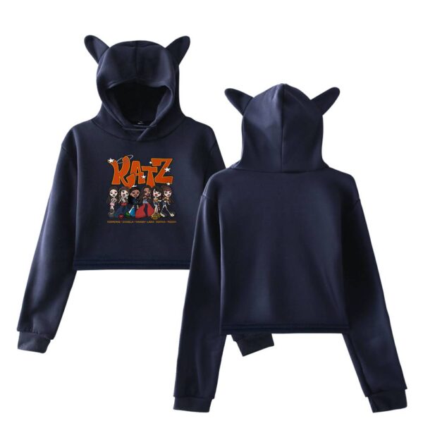 Katseye Cropped Hoodie #9 - Image 3