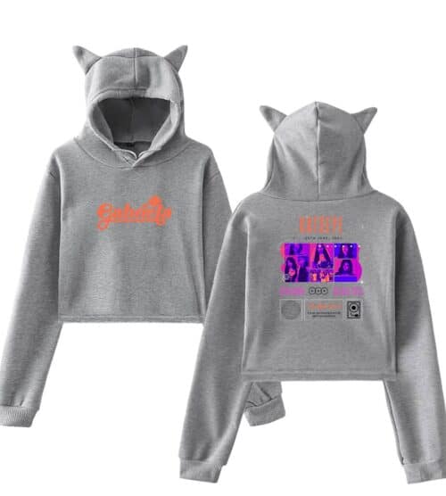 Katseye Cropped Hoodie #8