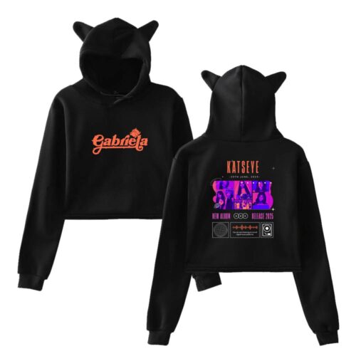 Katseye Cropped Hoodie #8