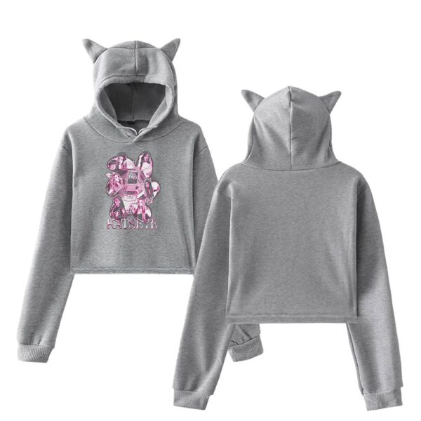 Katseye Cropped Hoodie #6 - Image 4