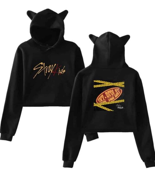 Stray Kids Cropped Hoodie #14