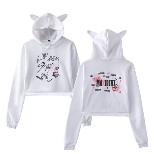 Stray Kids Maxident Cropped Hoodie #1