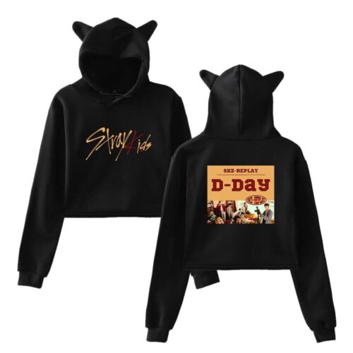 Stray Kids Cropped Hoodie #16
