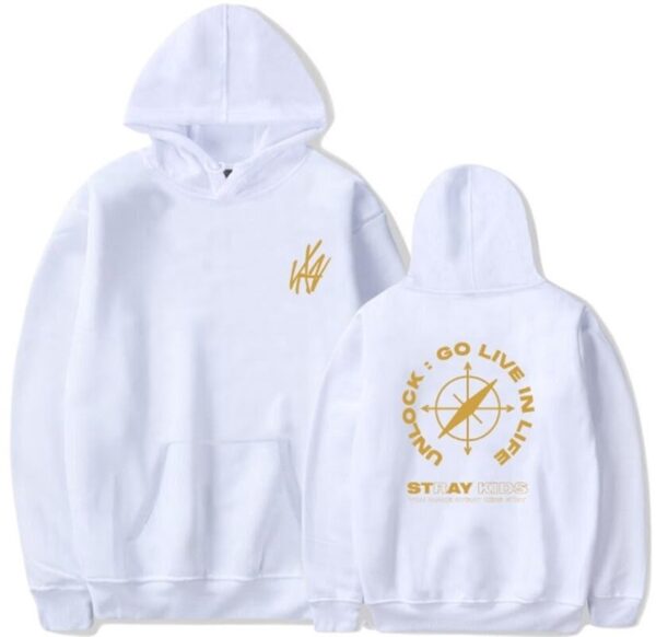Stray Kids "GO LIVE IN LIFE" Hoodie - Image 5
