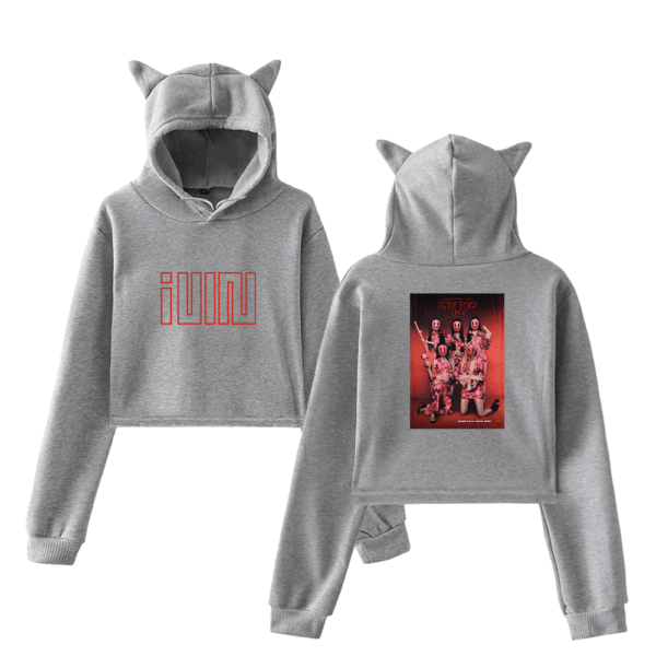 Gidle I Never Die Cropped Hoodie (G)I-DLE #1 - Image 4