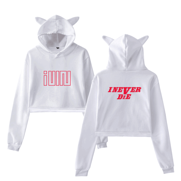 Gidle I Never Die Cropped Hoodie (G)I-DLE #3 - Image 4