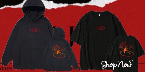 Gidle I Burn Hoodie + T-Shirt Pack