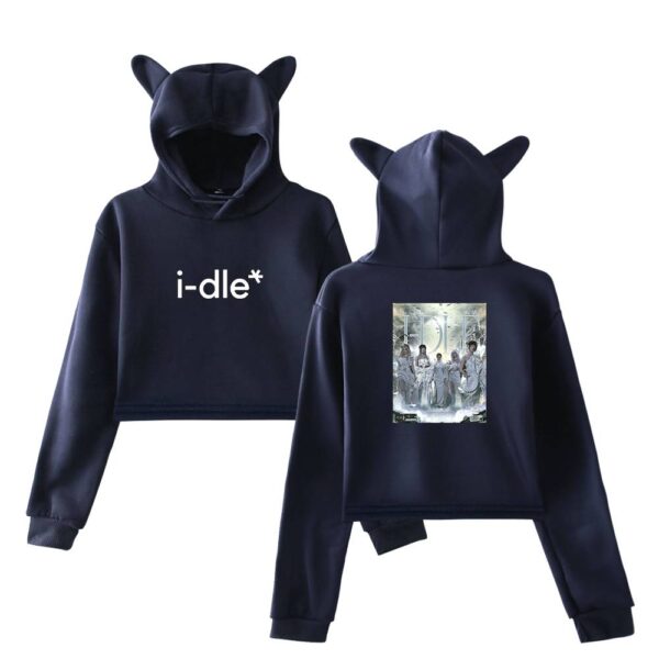 I-dle Cropped Hoodie #4 - Image 3