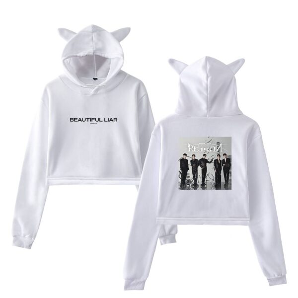 Monsta X Cropped Hoodie #2 - Image 3