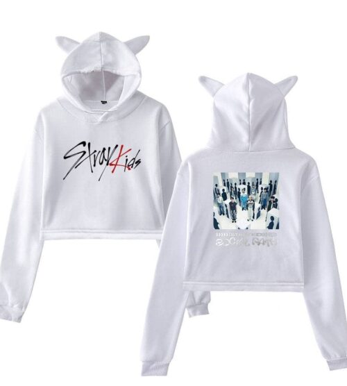 Stray Kids Cropped Hoodie #19