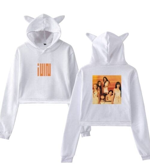 Gidle Cropped Hoodie #8