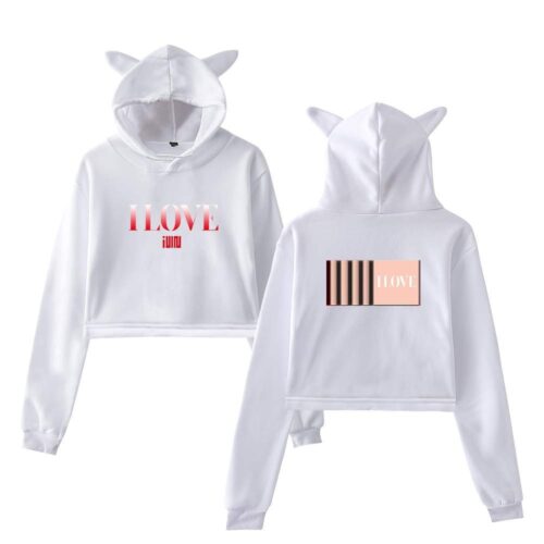 Gidle Cropped Hoodie #5