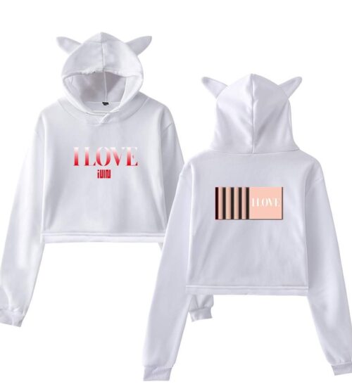 Gidle Cropped Hoodie #5
