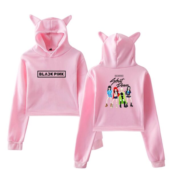 Blackpink Zepeto Cropped Hoodie #1 - Image 5