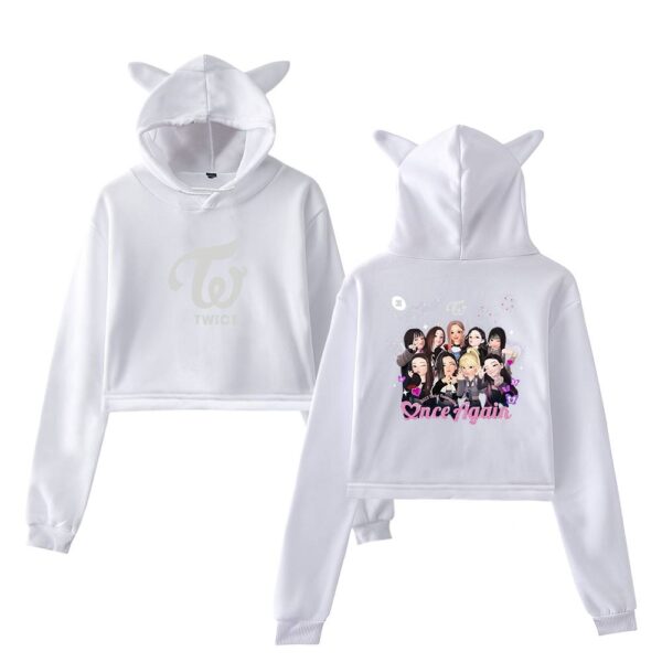 Twice Zepeto Cropped Hoodie #3 - Image 3
