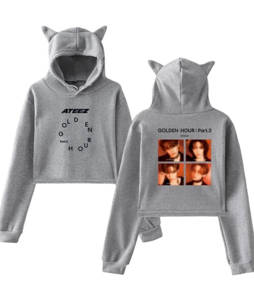 Ateez Cropped Hoodie #3