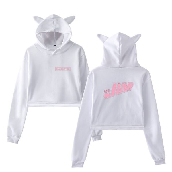 Blackpink Jump Cropped Hoodie #3 - Image 3