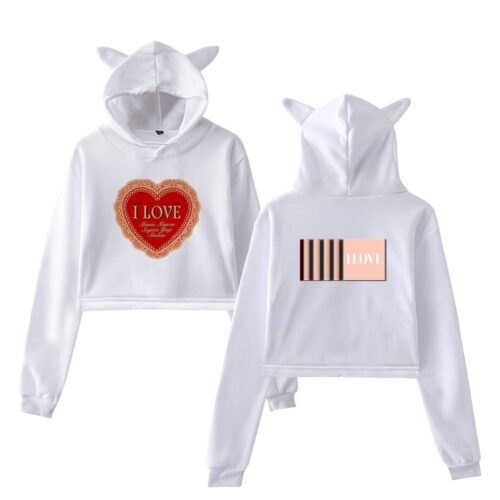 Gidle Cropped Hoodie #1