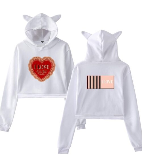Gidle Cropped Hoodie #1