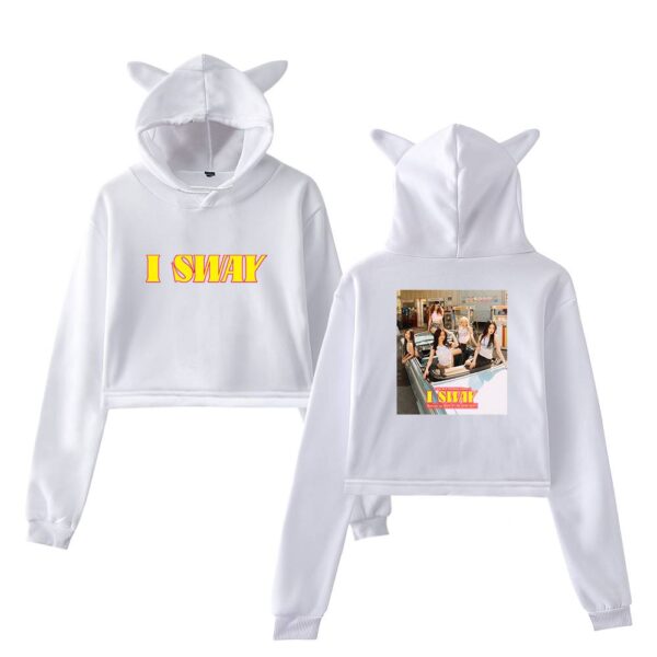 Gidle I Sway Cropped Hoodie #3 - Image 3