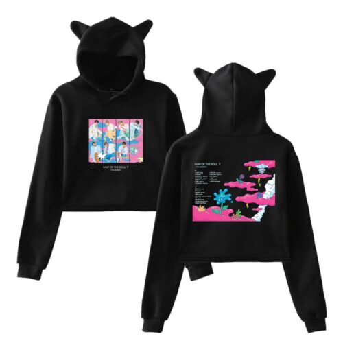 BTS Cropped Hoodie #3