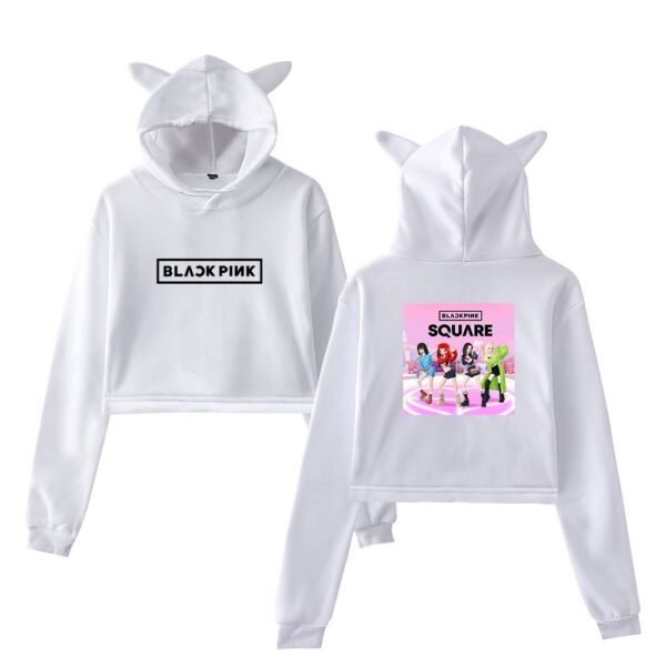 Blackpink Zepeto Cropped Hoodie #2 - Image 3
