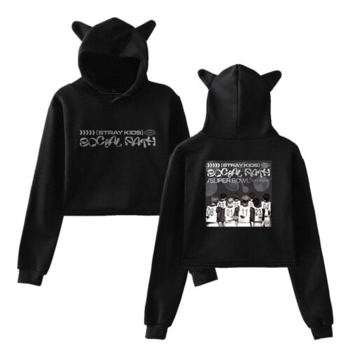 Stray Kids Cropped Hoodie #20