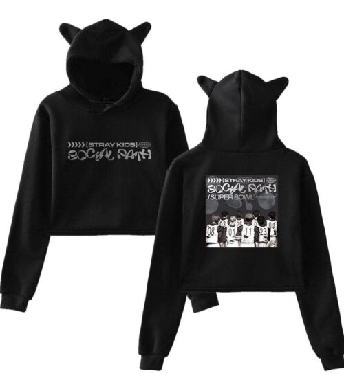 Stray Kids Cropped Hoodie #20