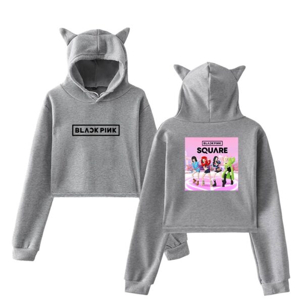 Blackpink Zepeto Cropped Hoodie #2 - Image 4