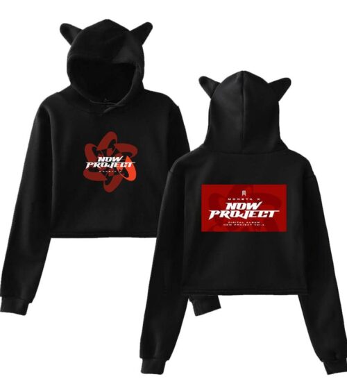 Monsta X Cropped Hoodie #4