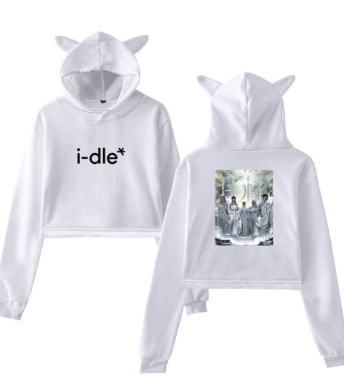 I-dle Cropped Hoodie #4