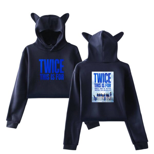 Twice This Is For Cropped Hoodie #1 - Image 3
