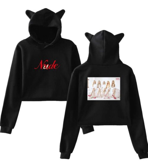 Gidle Cropped Hoodie #4